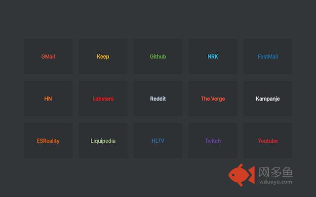 New tab speeddial v2插件截图