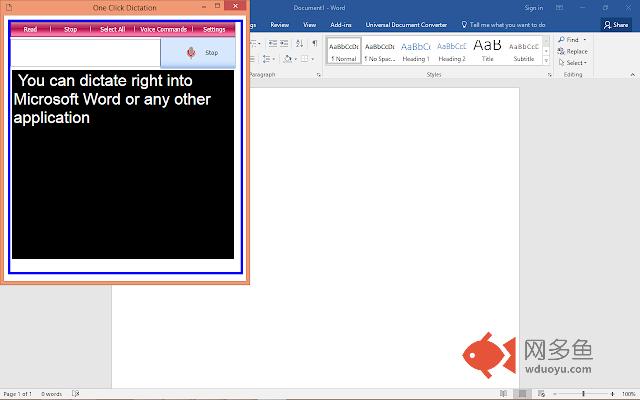 One Click Dictation插件截图