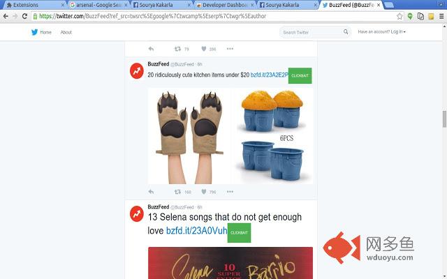 Stop Clickbait插件截图