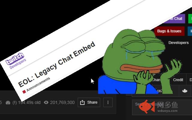 Twitch Legacy Chat v2 - EndOfLife - uninstall插件截图