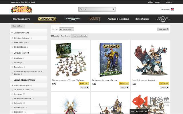My Games Workshop Webstore插件截图