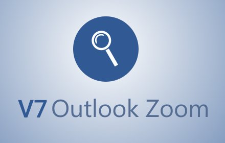 V7 Outlook Zoom插件截图