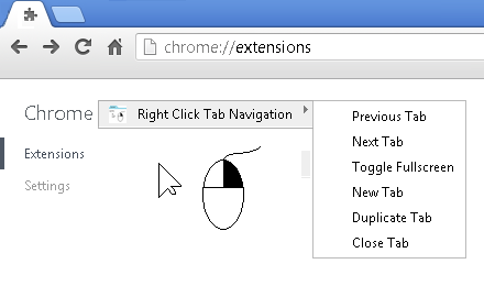 Right Click Tab Navigation插件截图