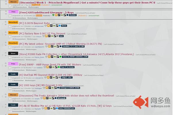 /r/GlobalOffensiveTrade enhancer插件截图