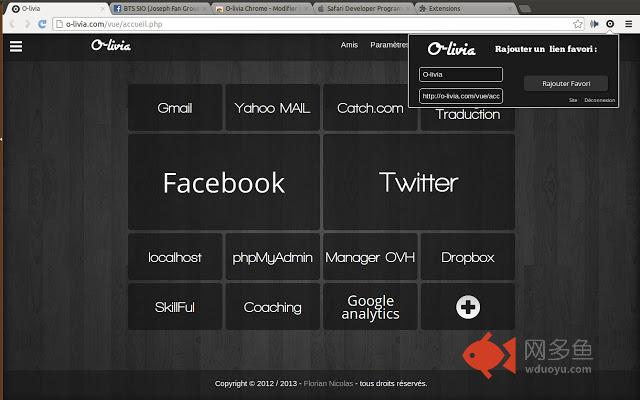 O-livia Chrome插件截图