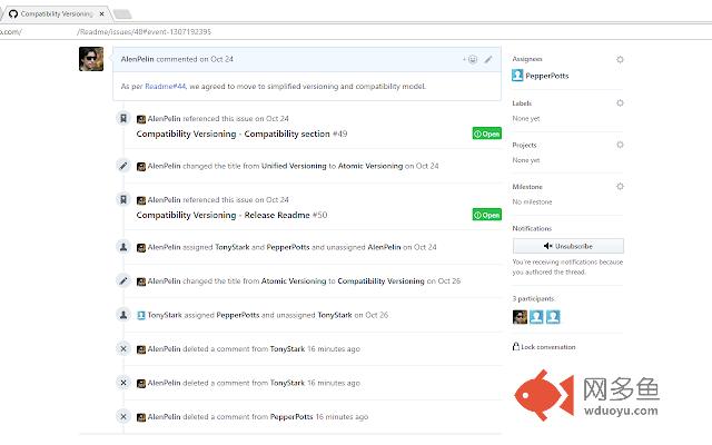 GitHubCom Hide Issues History插件截图