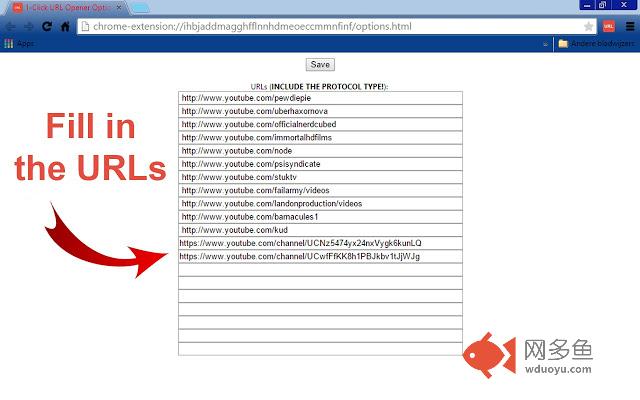 1-Click URL Opener