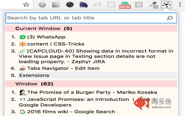 Tabs Navigator