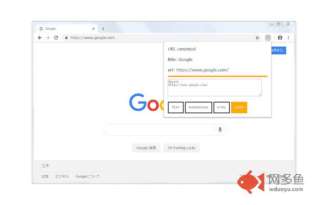 URL canonical插件截图