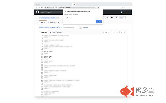github.com duplicate POT msgid checker插件截图