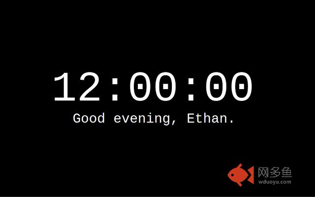 New Tab Clock