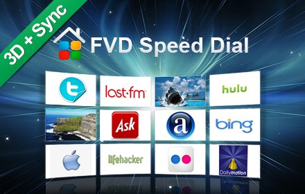 Speed Dial [FVD] - New Tab Page, 3D, Sync...插件截图