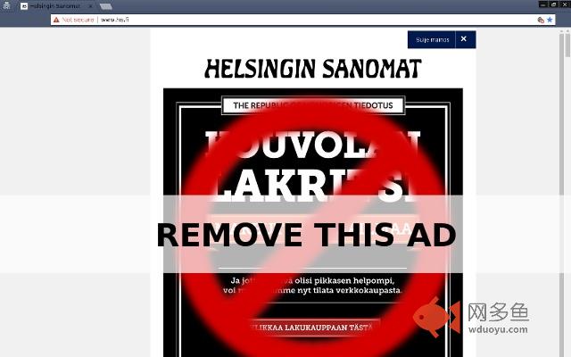HSUX (remove HS.fi full-page ads)插件截图