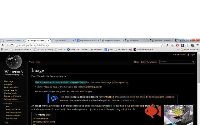 screenreader standalone插件截图