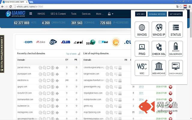 Flag & WHOIS SEO Domain Full Info