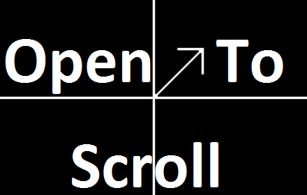 Open to Scroll插件截图