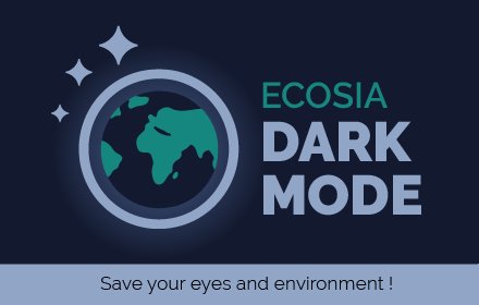 Ecosia Dark-Mode插件截图