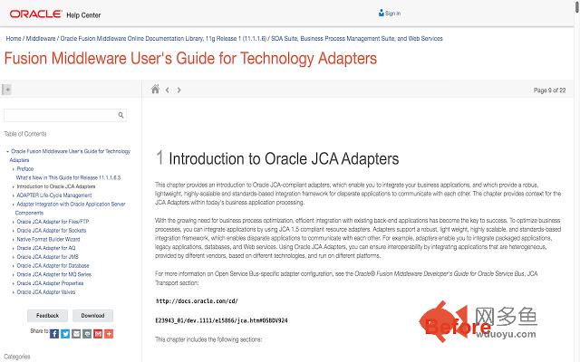 Oracle Docs Font Changer插件截图