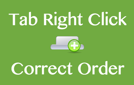Right Click Opens Link New Tab Correct Order插件截图