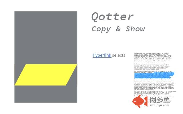Qotter Copy & Show