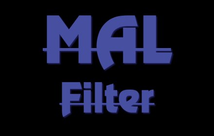 MyAnimeList Filter插件截图