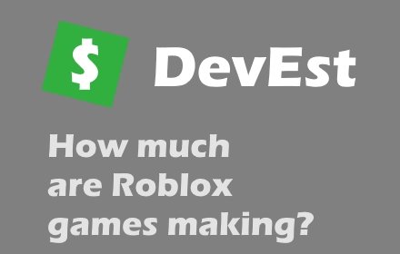 Roblox DevEst插件截图