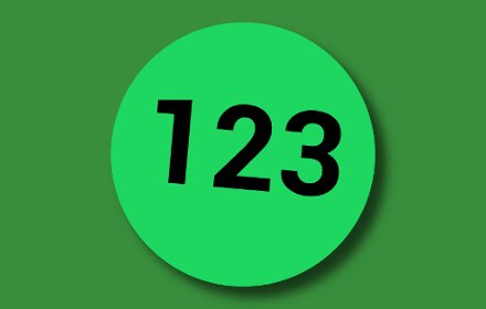 Numberfy (Numbers in Spotify)插件截图