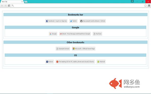 New Tab Lite