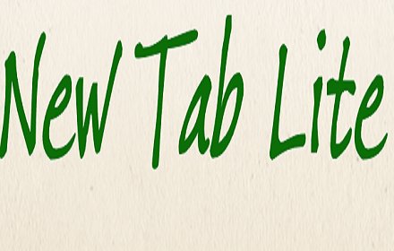 New Tab Lite插件截图