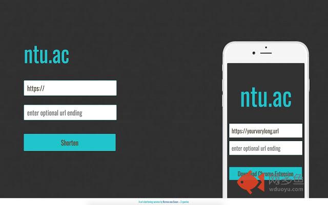 ntu.ac | url shortener插件截图
