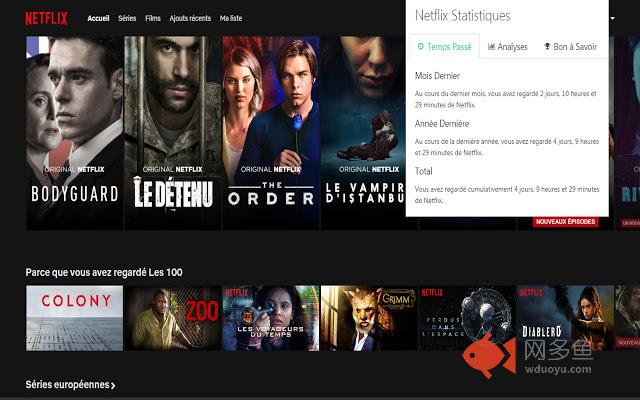 Netflix Statistiques (Nills)插件截图