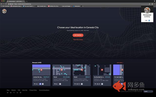 Decentraland Marketplace Currency Changer