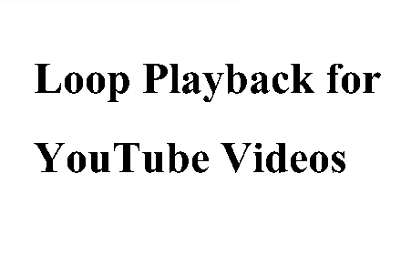 YouTube Looper插件截图