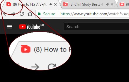 YouTube progress in tab (favicon)插件截图