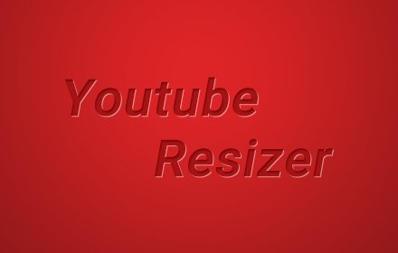 Youtube Resizer插件截图