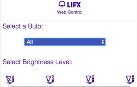 LIFX Web Control插件截图