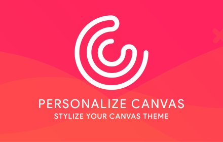 Personalize Canvas插件截图