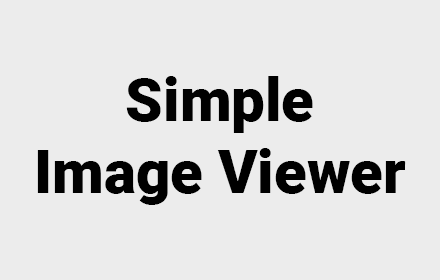Simple Image Viewer插件截图
