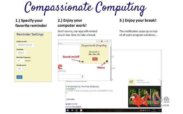 Compassionate Computing Reminders