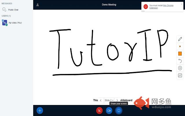 TutorIP Screen Share