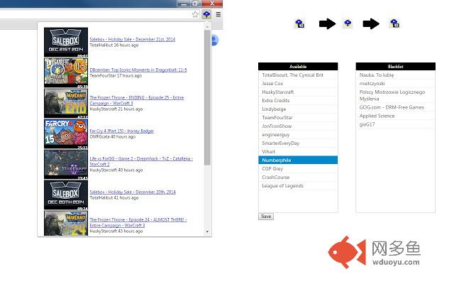 VideoFeed for YouTube™插件截图