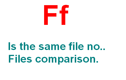 Files comparison插件截图