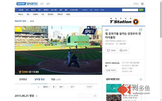 네이버 동영상 플러그인插件截图