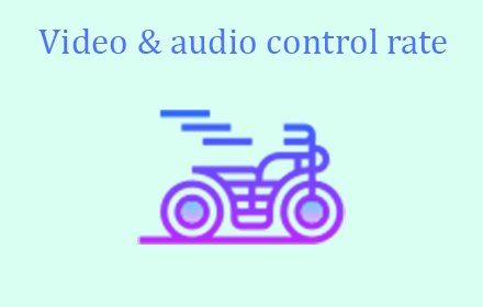 YouTube Control Rate插件截图