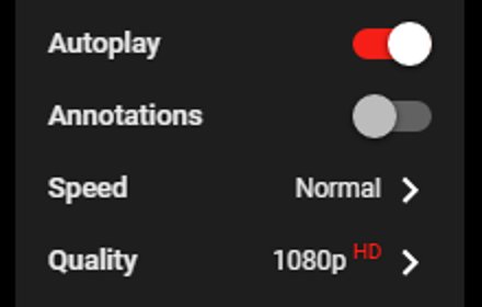 Hide YouTube Annotations插件截图