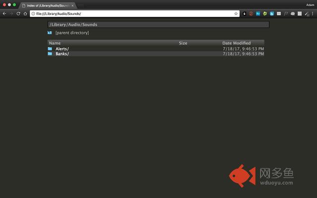 Dark-Themed Chrome File Explorer插件截图