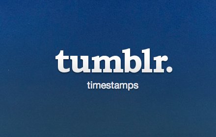 Tumblr Timestamps插件截图