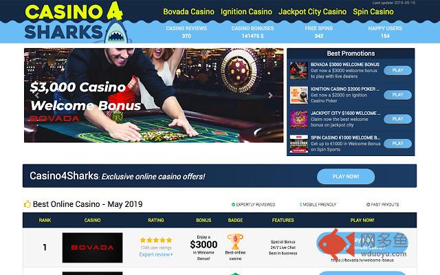 Casino4Sharks - Best online Casino插件截图