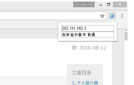 Public IP插件截图