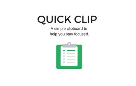 Free and Simple Clipboard - Quick Clip插件截图